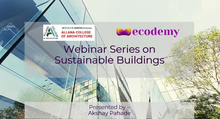 course | Sustainable Buildings - Webinar Series